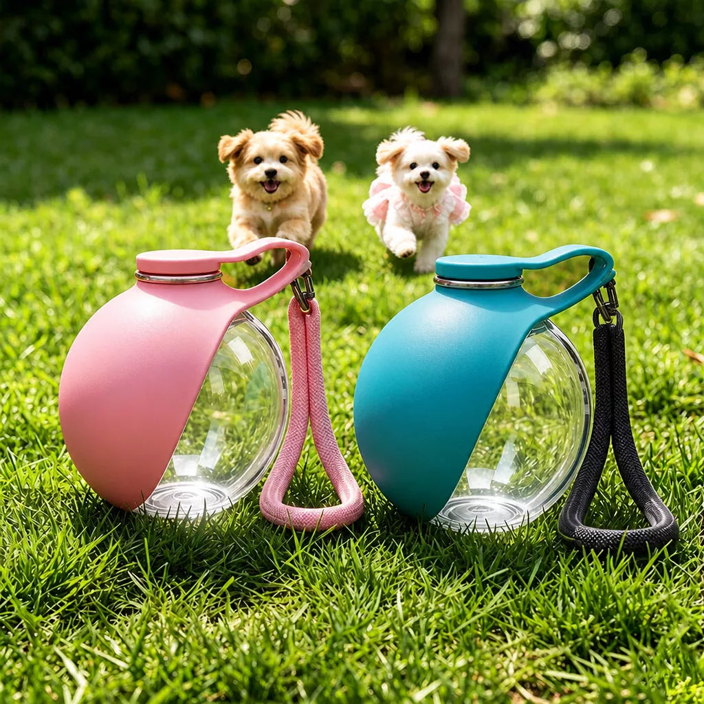 Portable Dog & Cat Water Bottle with Drinking Cup