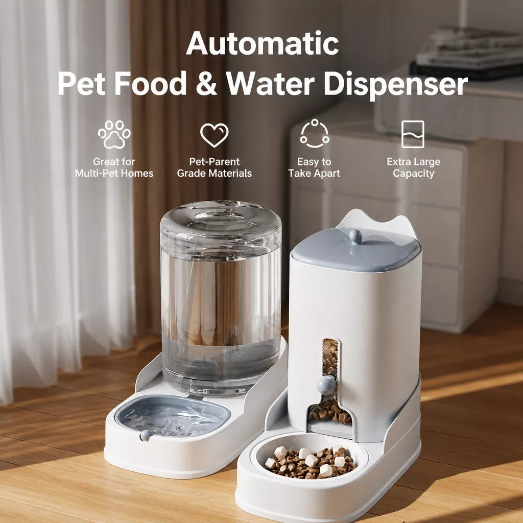 Automatic Pet Feeder & Water Dispenser