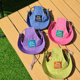 Canvas Outdoor Hat for Dogs and Cats