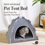 Foldable Pet Tent House with Washable Cover