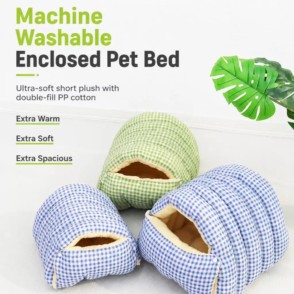 Semi-Enclosed Cat & Small Dog Bed