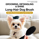 Boar Bristle Grooming Comb for Dogs and Cats