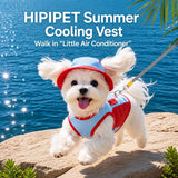 Lightweight Polyester Summer Vest for Small Dogs