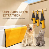 Quick-Dry Pet Bath Towel for Dogs and Cats