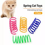 Plastic Spring Cat Toy