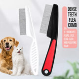 Fine-Tooth Flea Comb for Cats and Dogs