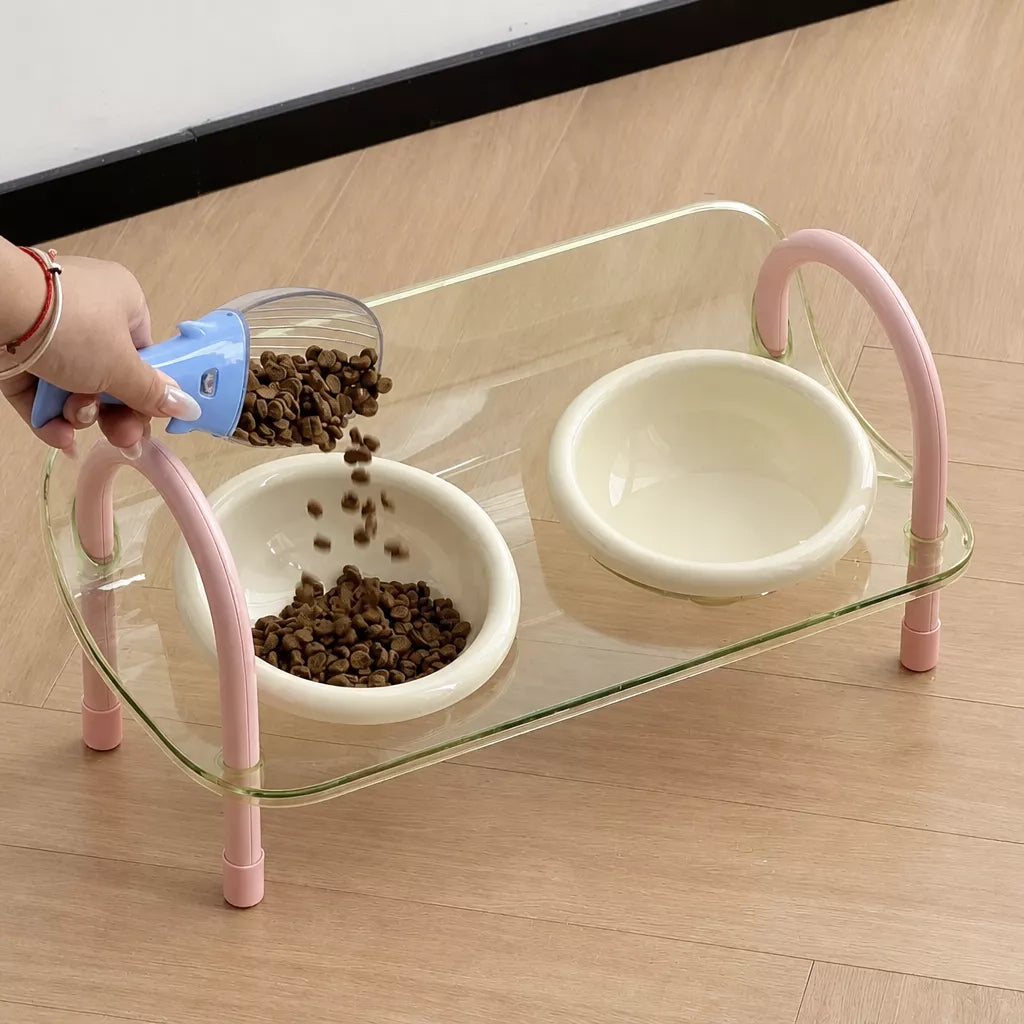 Pet Slow Feeder Bowl with Wide Opening
