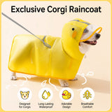 Dog Raincoat with Belly Coverage for Small to Medium Dogs