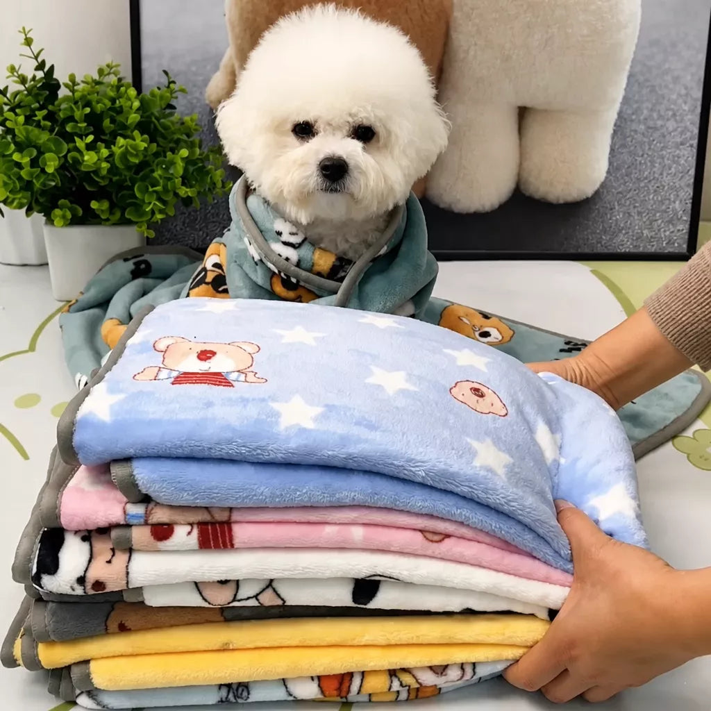Fleece Pet Blanket for Dogs and Cats
