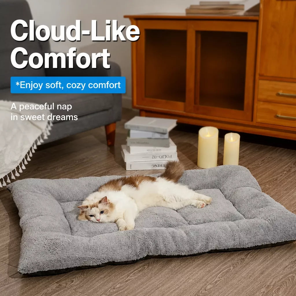 Gray Techno-Fabric Bed for Dogs & Cats
