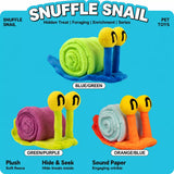 Snail Snuffle Squeaky Dog Toy