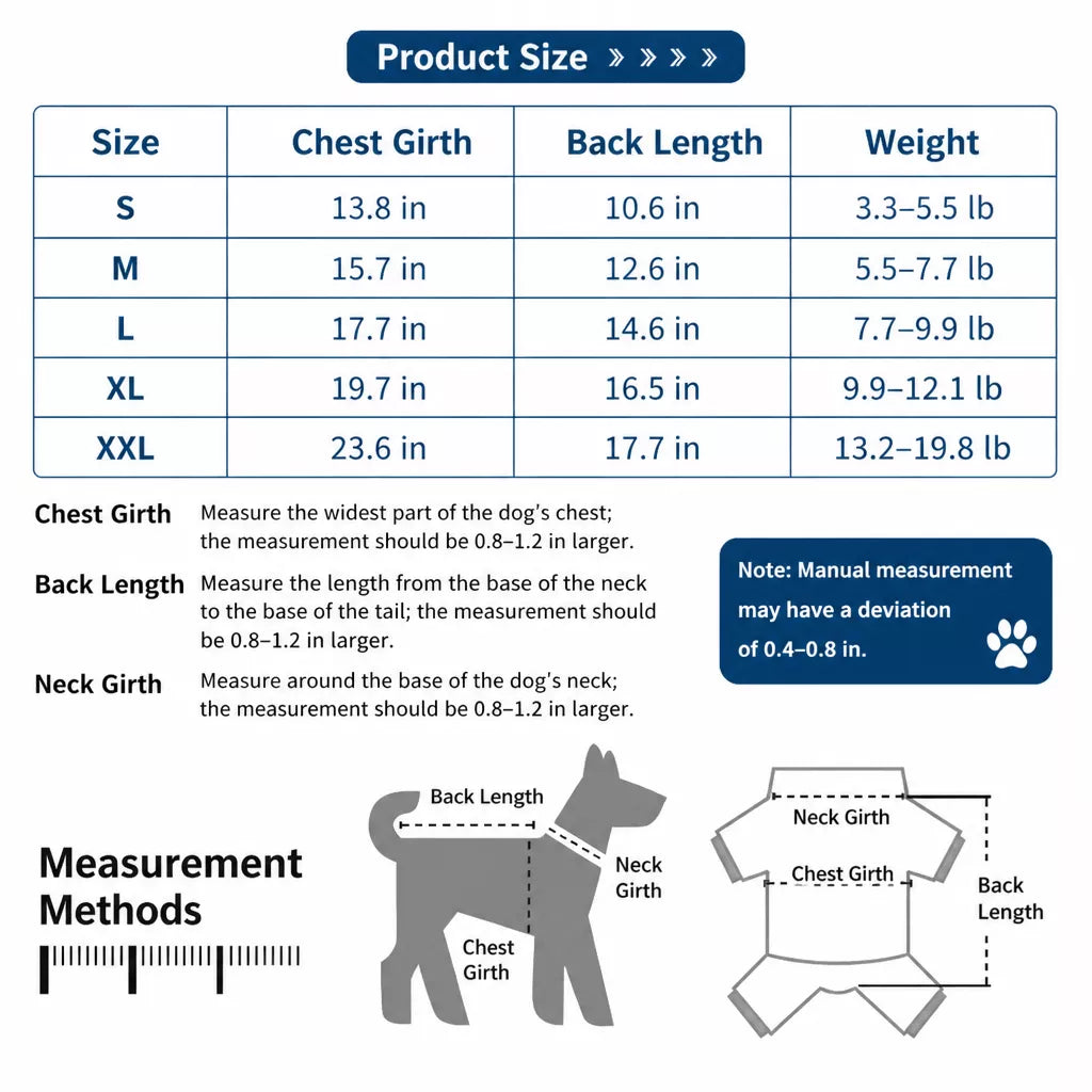 Four-Leg Waterproof Raincoat for Small Dogs