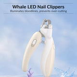 LED Pet Nail Clippers for Cats and Dogs