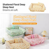 Four-Season Polyester Pet Bed for Cats and Small to Medium Dogs