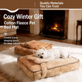 Plush Washable Pet Bed Mat