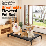 Raised Mesh Dog Cot with Iron Frame for Small to Large Dogs