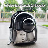 Cat Backpack Carrier with Panoramic Window and Side Vents