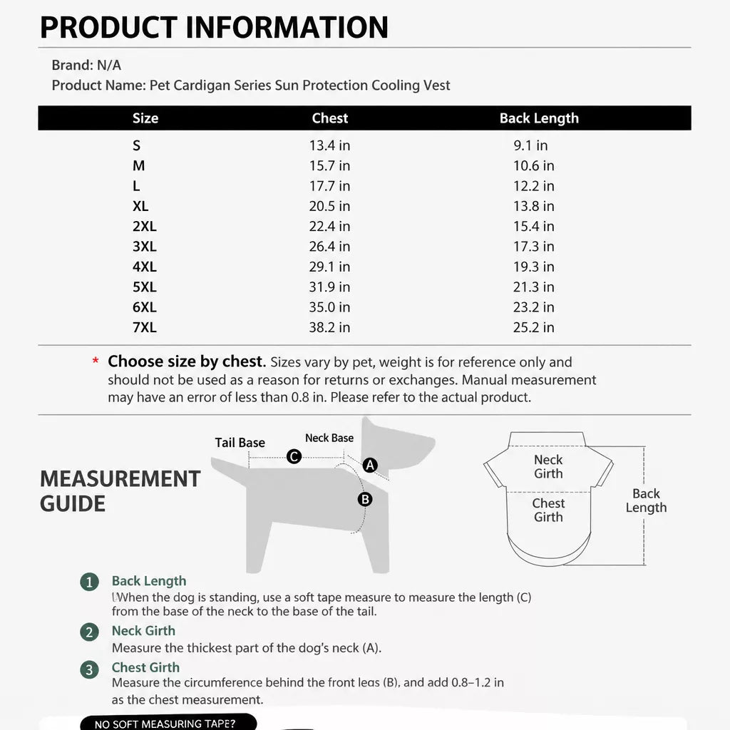 Lightweight Summer Outdoor Vest for Dogs