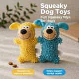 Squeaky Fleece Mop Dog Toy