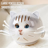 Plastic Recovery Cone for Cats During Grooming and Care