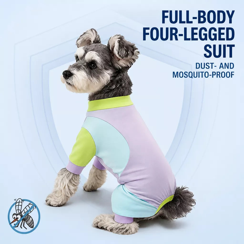 Lightweight Four-Leg Dog Shirt for Summer