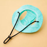 Adjustable Cotton Pet Bucket Hat with Ear Openings