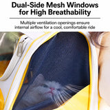 Large-Window Pet Carrier Backpack for Cats and Small Dogs