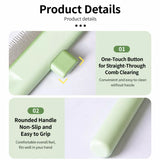 Self-Cleaning Deshedding Comb for Cats & Dogs