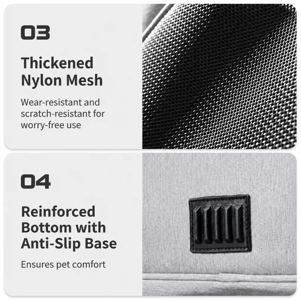 Large Breathable Pet Carrier Backpack for Dogs and Cats