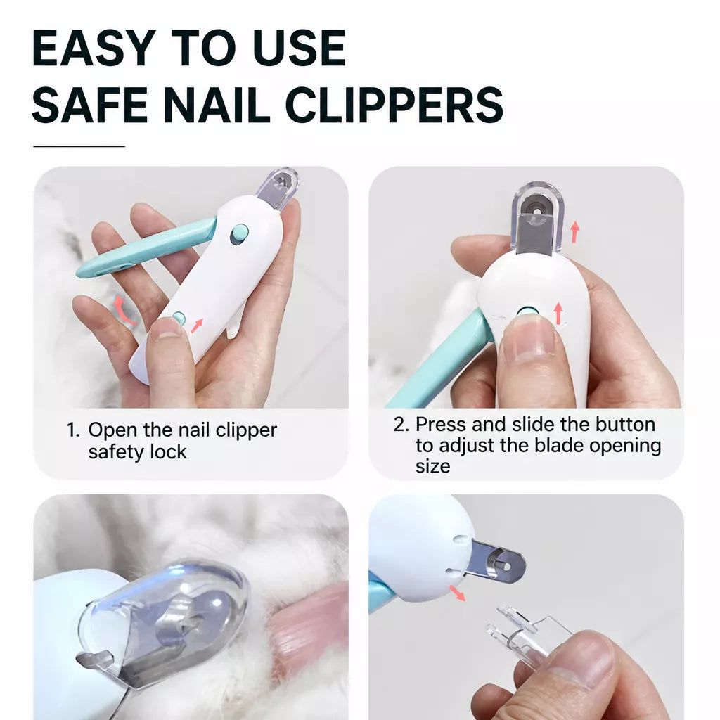 Adjustable-Opening Cat Nail Clipper