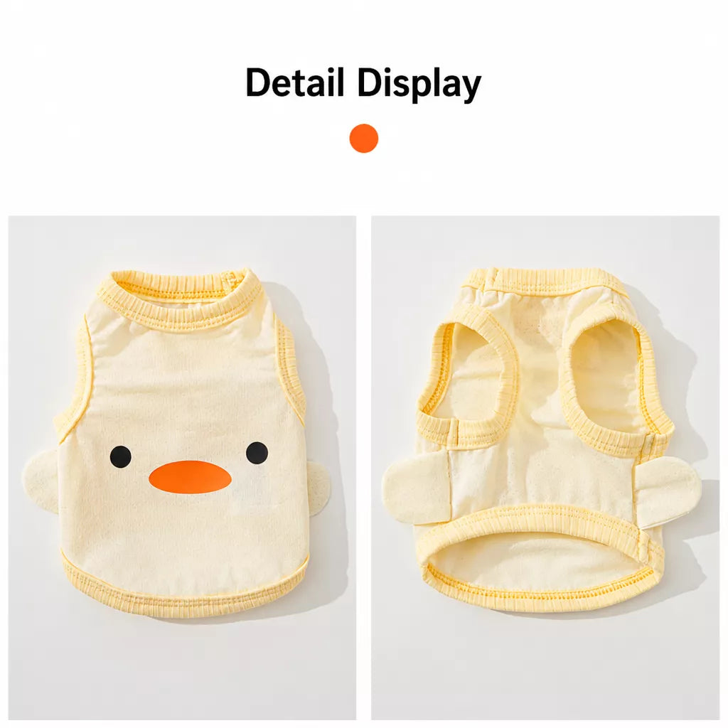 Polyester Sleeveless Vest for Cats