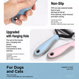 Double-Sided Dematting & Deshedding Brush for Dogs and Cats