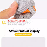 Nylon Knit Dog Shoes with Hook-and-Loop Closures