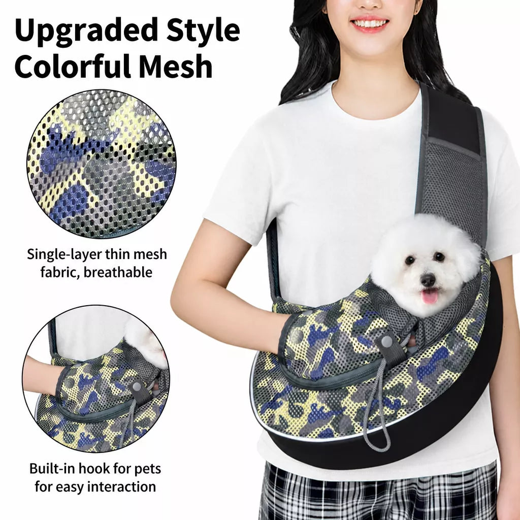 Mesh Pet Carrier Backpack for Small Dogs