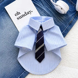 Lightweight Cotton-Linen Shirt for Cats and Dogs