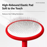 Cushioned Soft-Pin Slicker Brush for Dogs and Cats