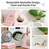 Indoor Tent Bed for Cats & Dogs with Washable Cover