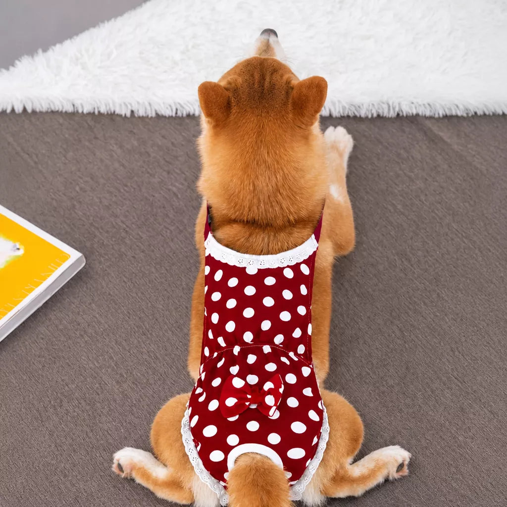 Cotton Dog Diaper for Female Dogs During Heat Cycles