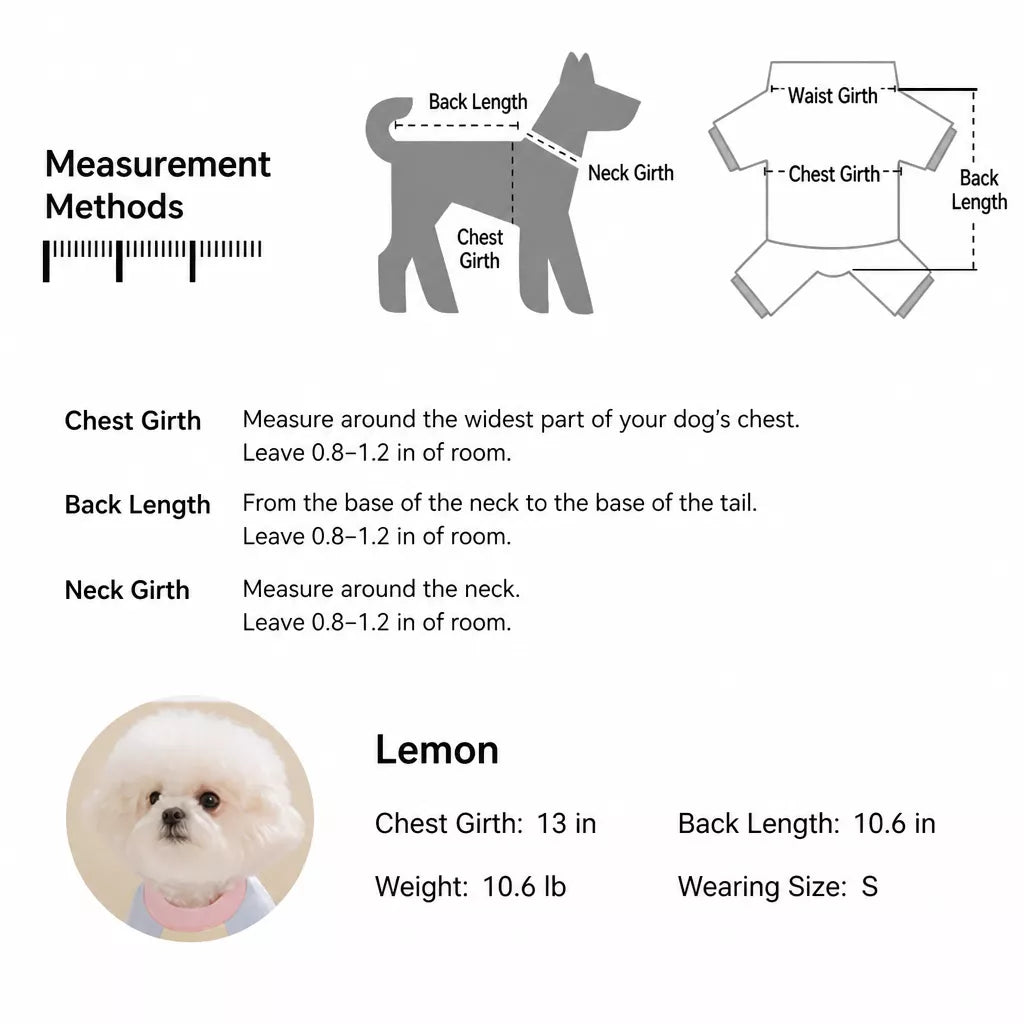 Lightweight Polyester Four-Leg Dog Summer Jumpsuit