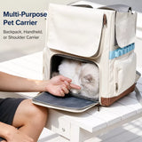 Concealed-Design Pet Carrier Backpack