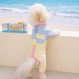 Lightweight Polyester Four-Leg Dog Summer Jumpsuit