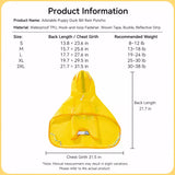 Waterproof Dog Raincoat for Small and Medium Breeds