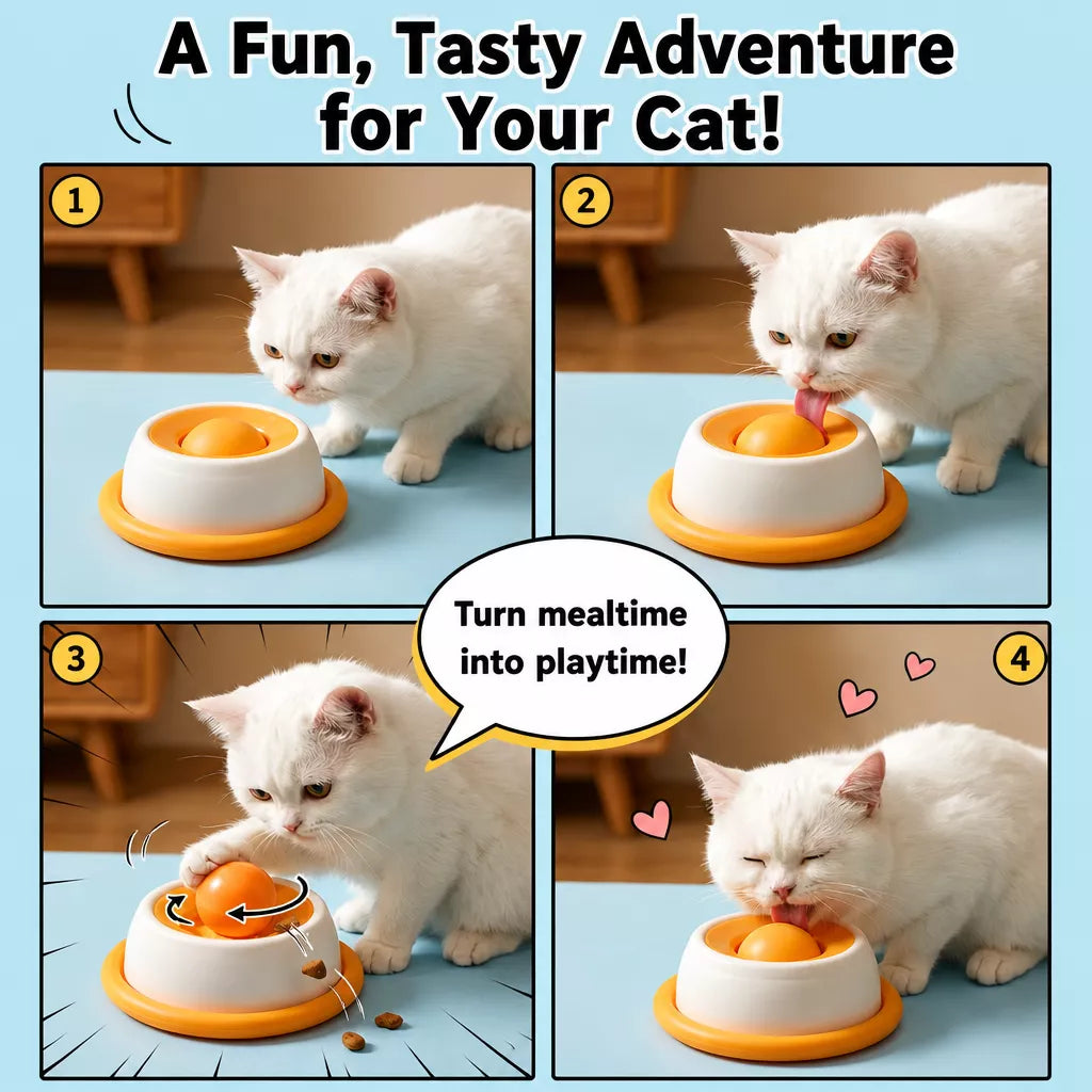 Interactive Treat-Dispensing Enrichment Toy for Dogs and Cats