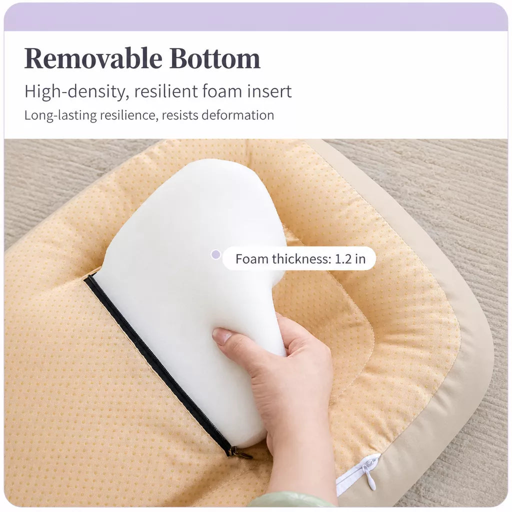 All-Season Washable Pet Bed for Small Dogs & Cats