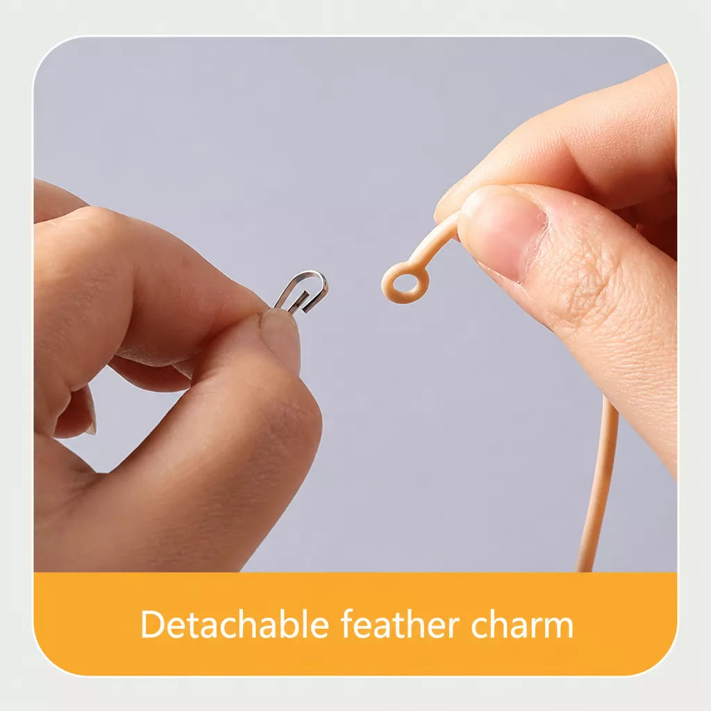 Wobble Cat Toy with Feather Accessory