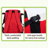 Nylon Pet Carrier Backpack for Dogs and Cats