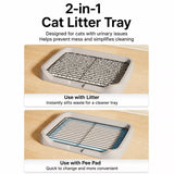 Plastic Dog Potty Training Tray