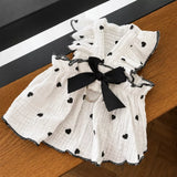 Lightweight Cotton Pet Dress for Small Dogs and Cats