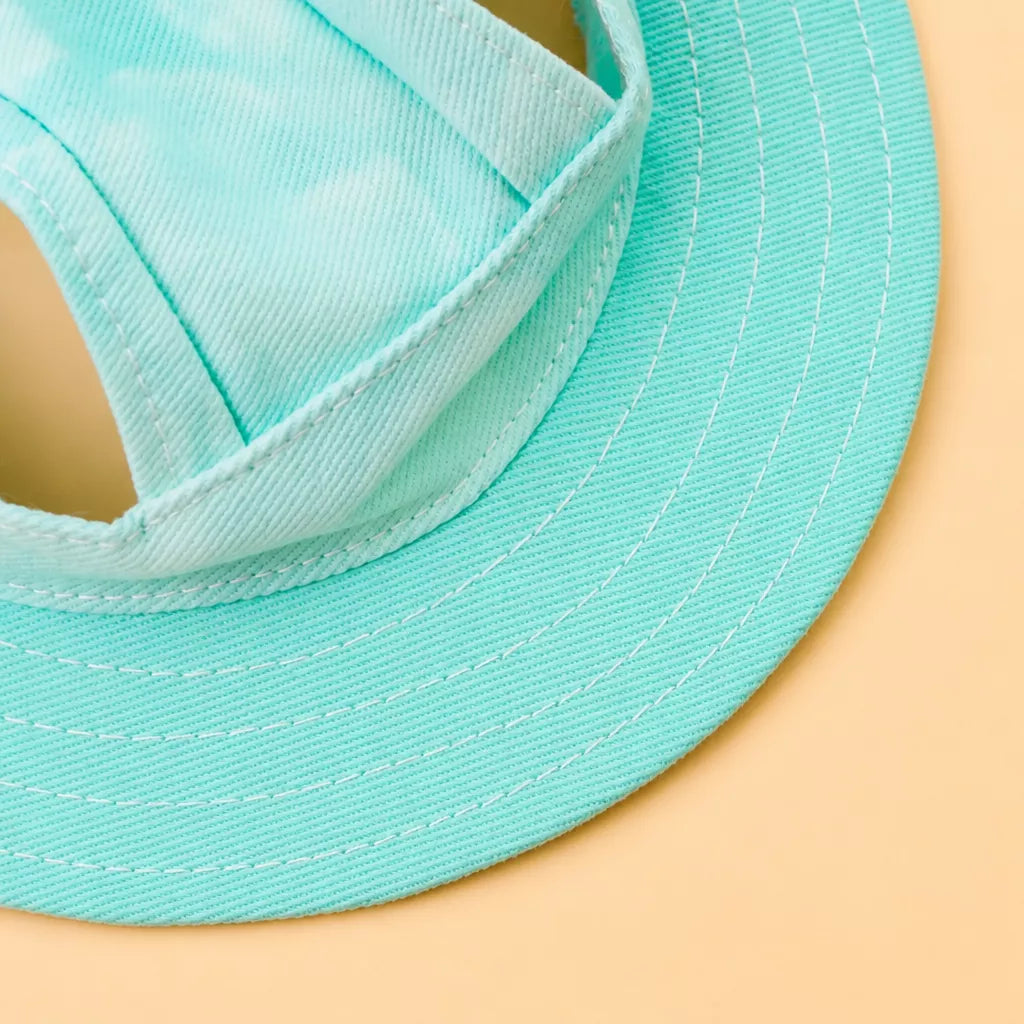 Adjustable Cotton Pet Bucket Hat with Ear Openings