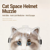Plastic Recovery Cone for Cats During Grooming and Care
